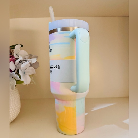 🎉LAST CHANCE🎉 Stanley 40 oz. Quencher H2.0 FlowState Tumbler Warm Serene - Picture 5 of 12